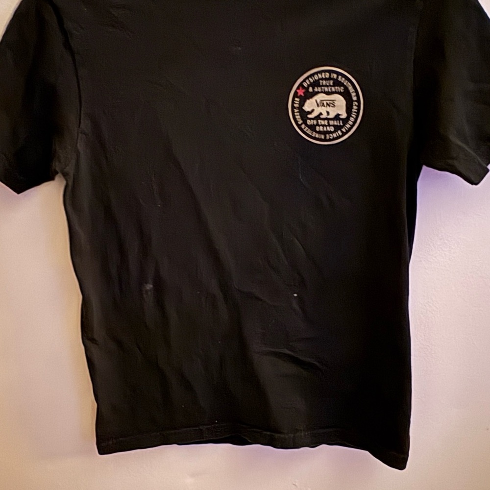 Vans Black Kids T-Shirt